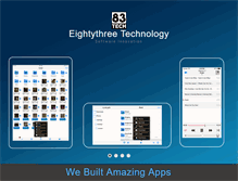Tablet Screenshot of eightythreetech.com